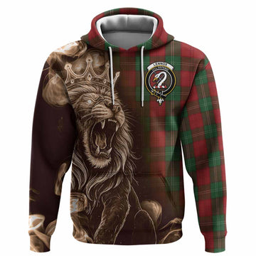 Lennox Tartan Hoodie Roaring Lion Heritage