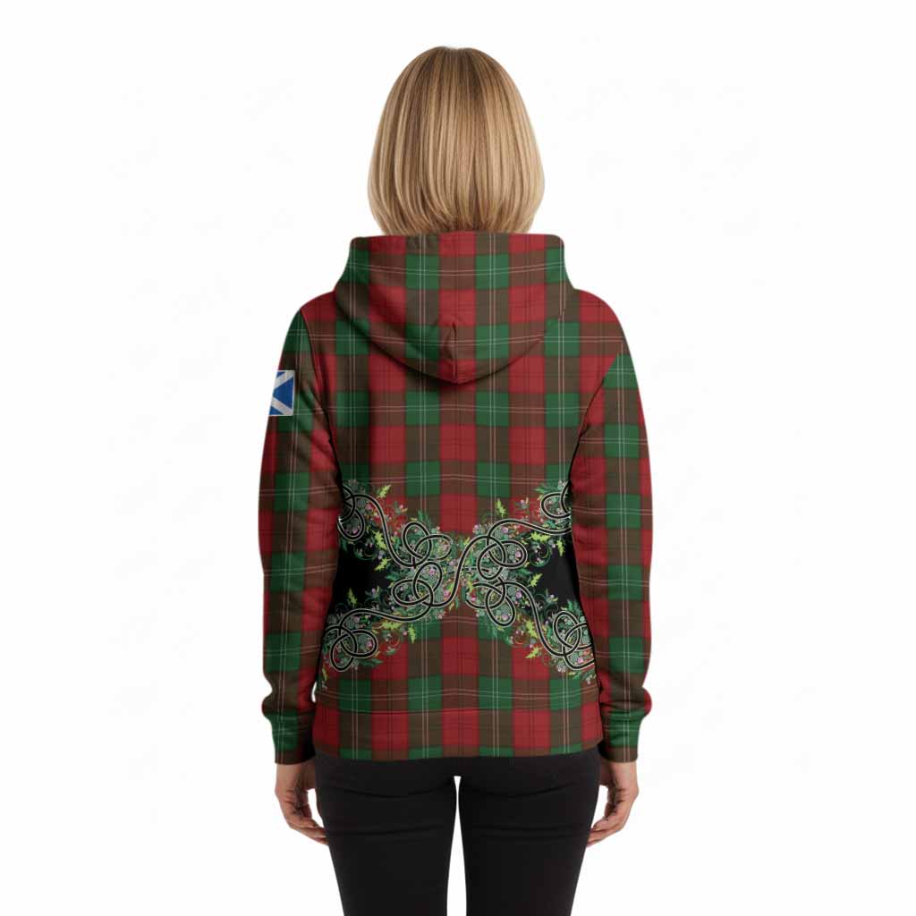 Lennox Tartan Hoodie Thistle Scottish Spirit