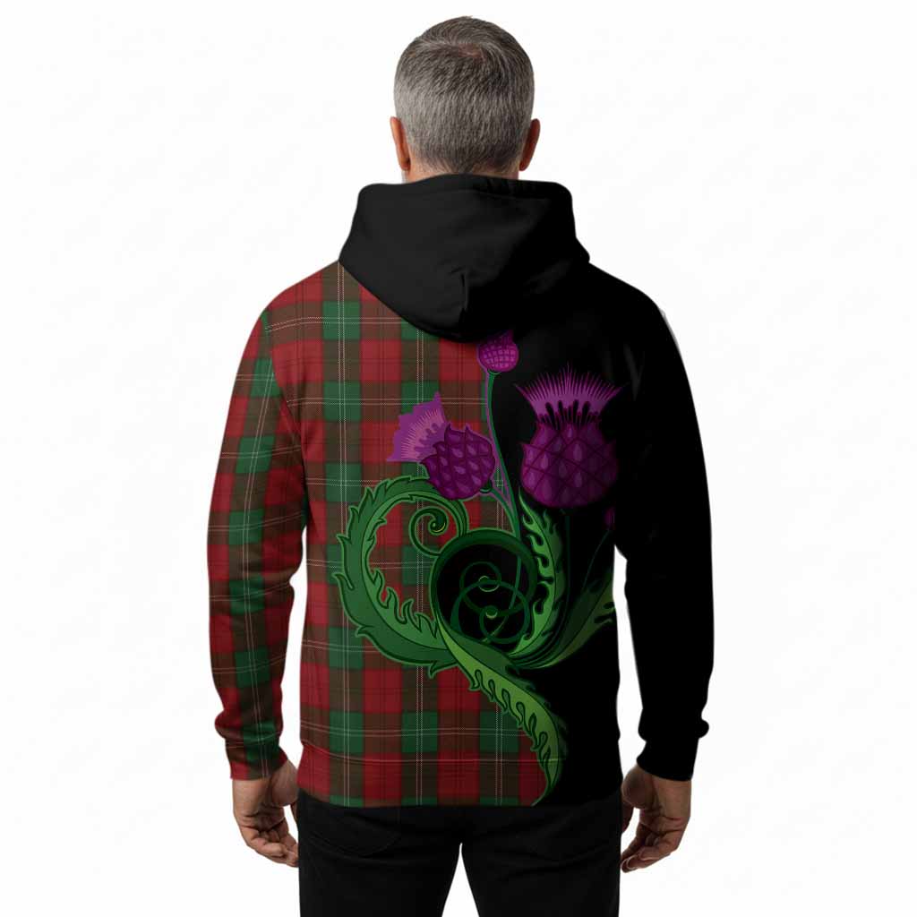 Lennox Tartan Hoodie Traditional Scottish Thistle