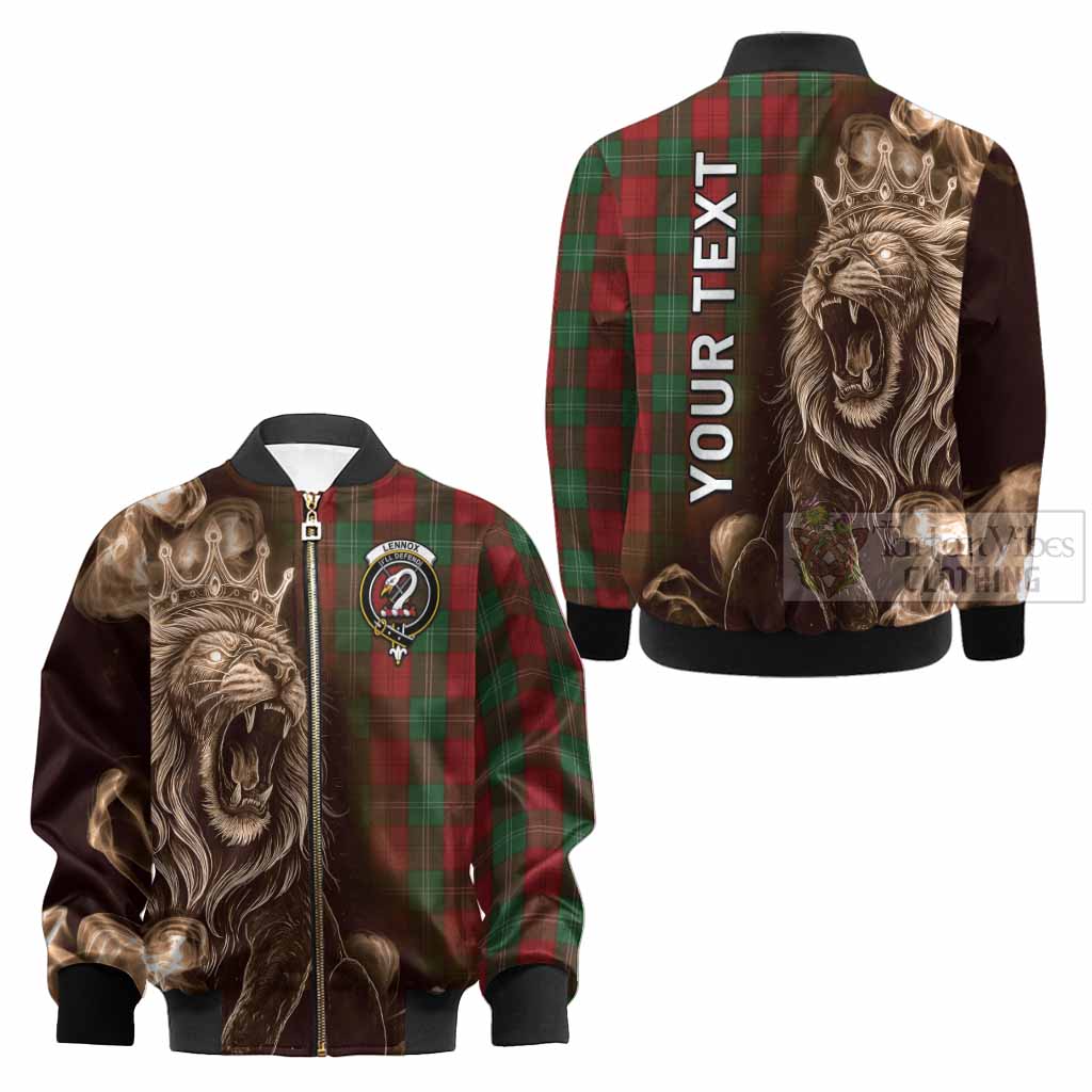 Lennox Tartan Kid Bomber Jacket Roaring Lion Heritage