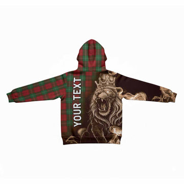 Lennox Tartan Kid Hoodie Roaring Lion Heritage
