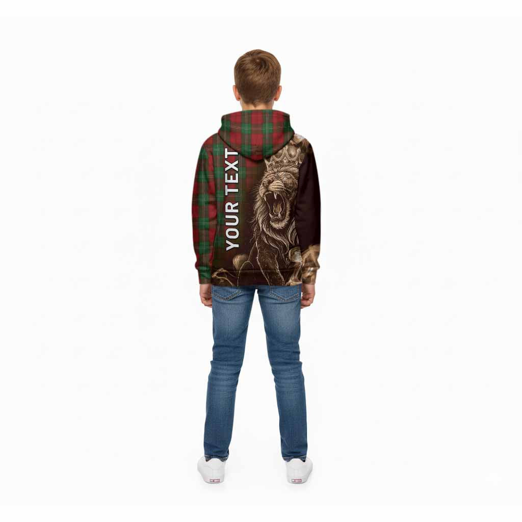 Lennox Tartan Kid Hoodie Roaring Lion Heritage