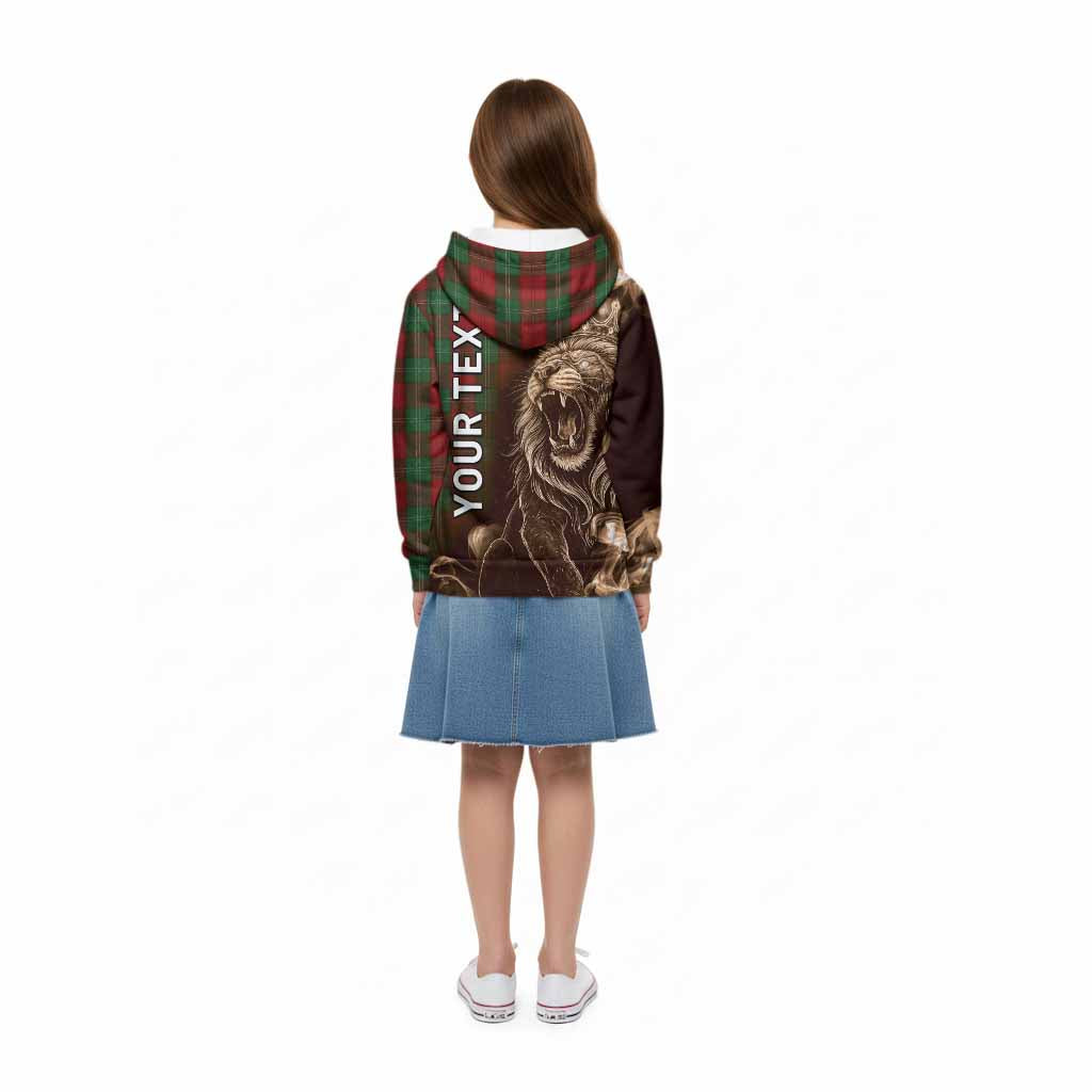 Lennox Tartan Kid Hoodie Roaring Lion Heritage