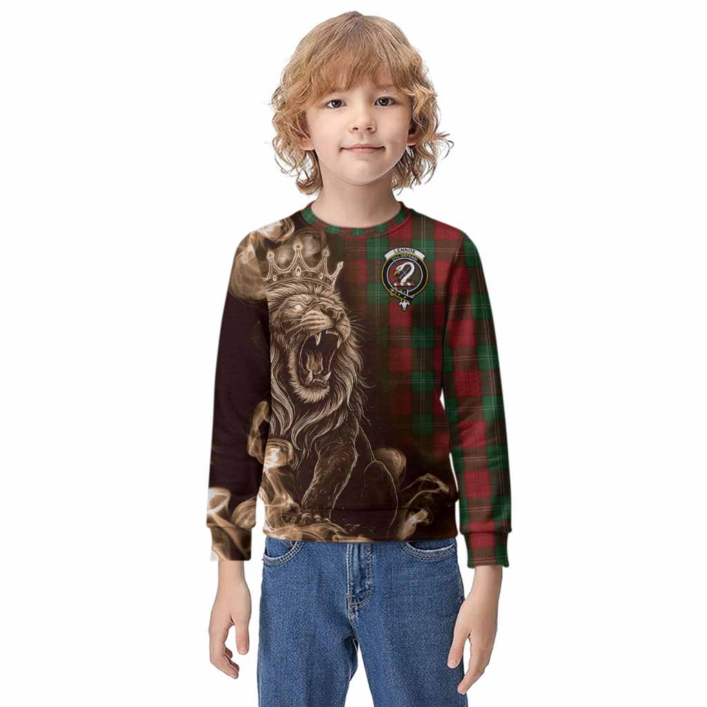 Lennox Tartan Kid Knitted Sweatshirt Roaring Lion Heritage