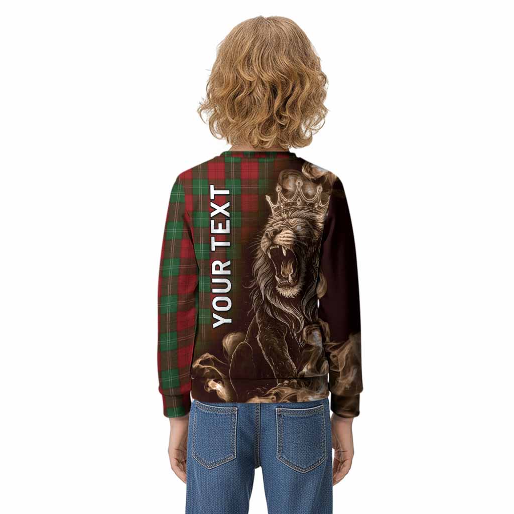 Lennox Tartan Kid Knitted Sweatshirt Roaring Lion Heritage