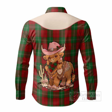 Lennox Tartan Long Sleeve Button Shirts Wee Coo Cowgirl Cute Style
