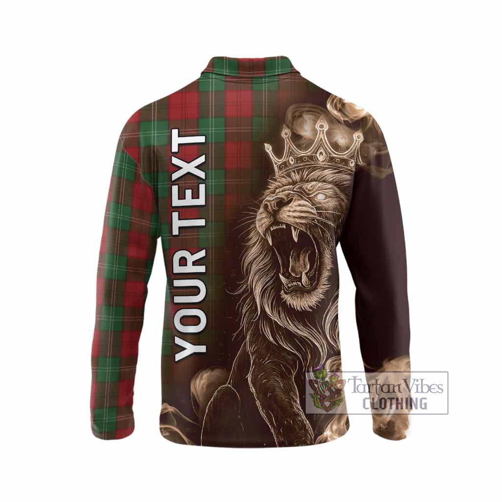 Lennox Tartan Long Sleeve Polo Shirt Roaring Lion Heritage