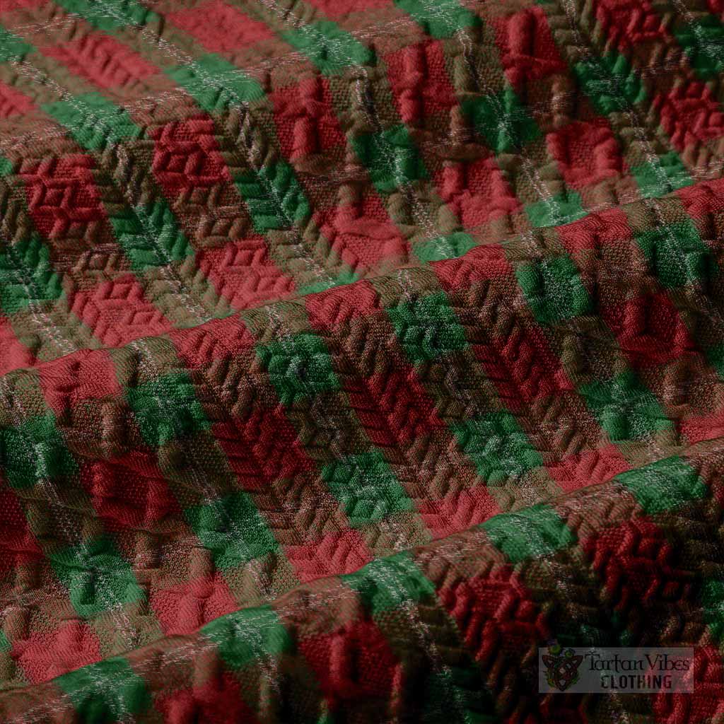 Lennox Tartan Men’s Polo Sweater Top with Family Crest