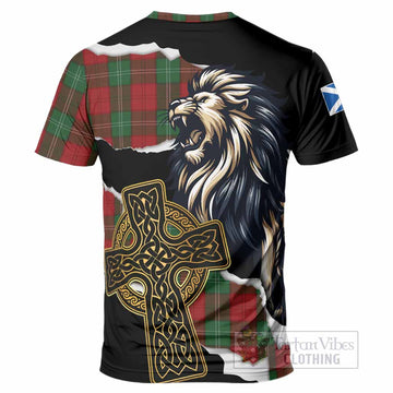 Lennox Tartan Scottish T-Shirt Lion Celtic Heritage
