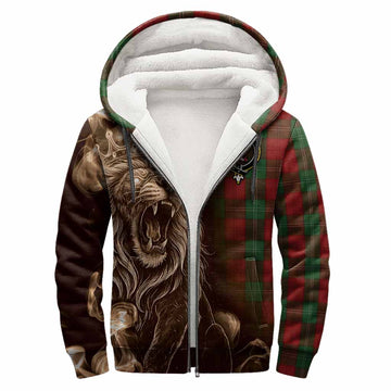 Lennox Tartan Sherpa Hoodie Roaring Lion Heritage