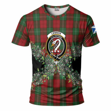 Lennox Tartan T-Shirt Thistle Scottish Spirit