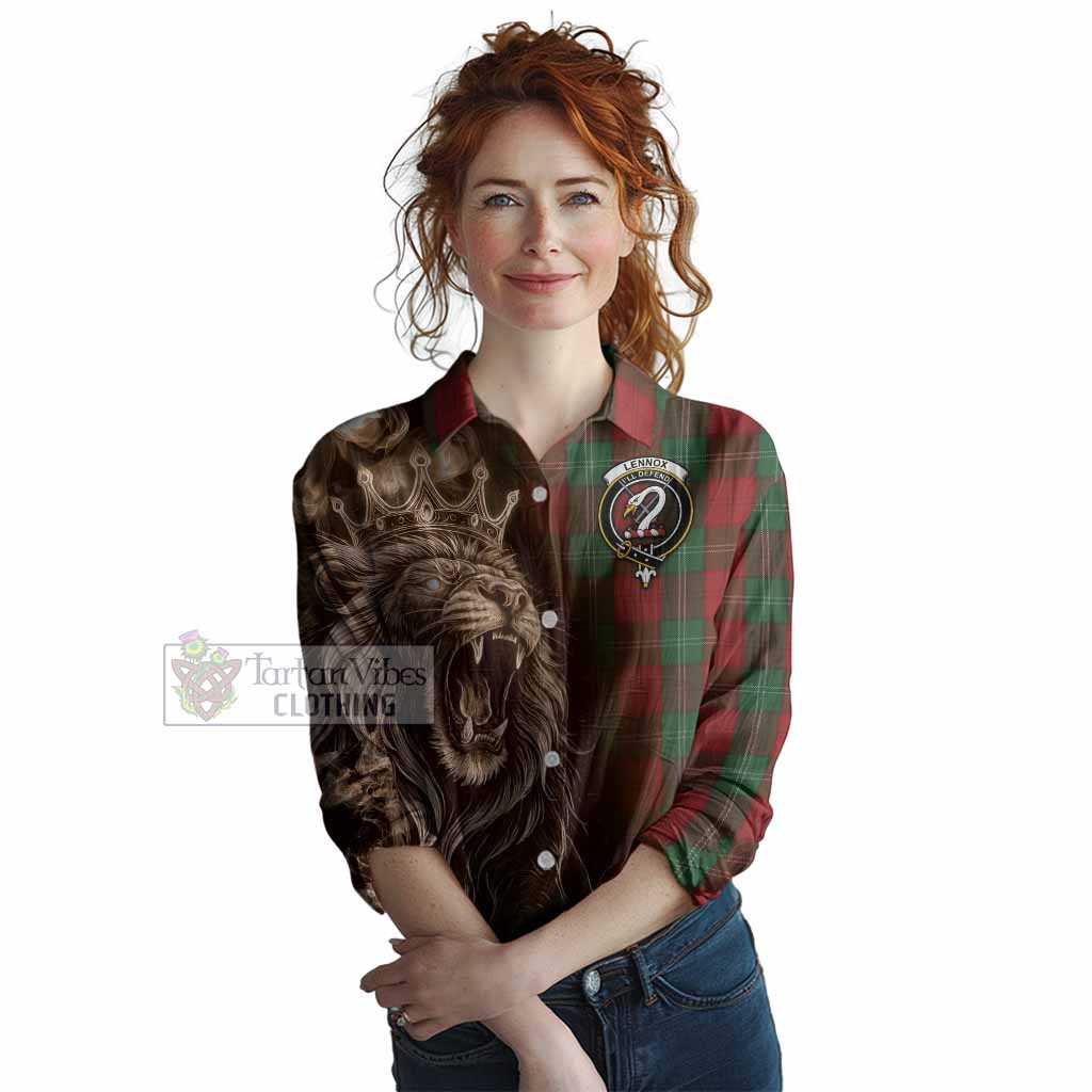 Lennox Tartan Women Casual Shirt Roaring Lion Heritage
