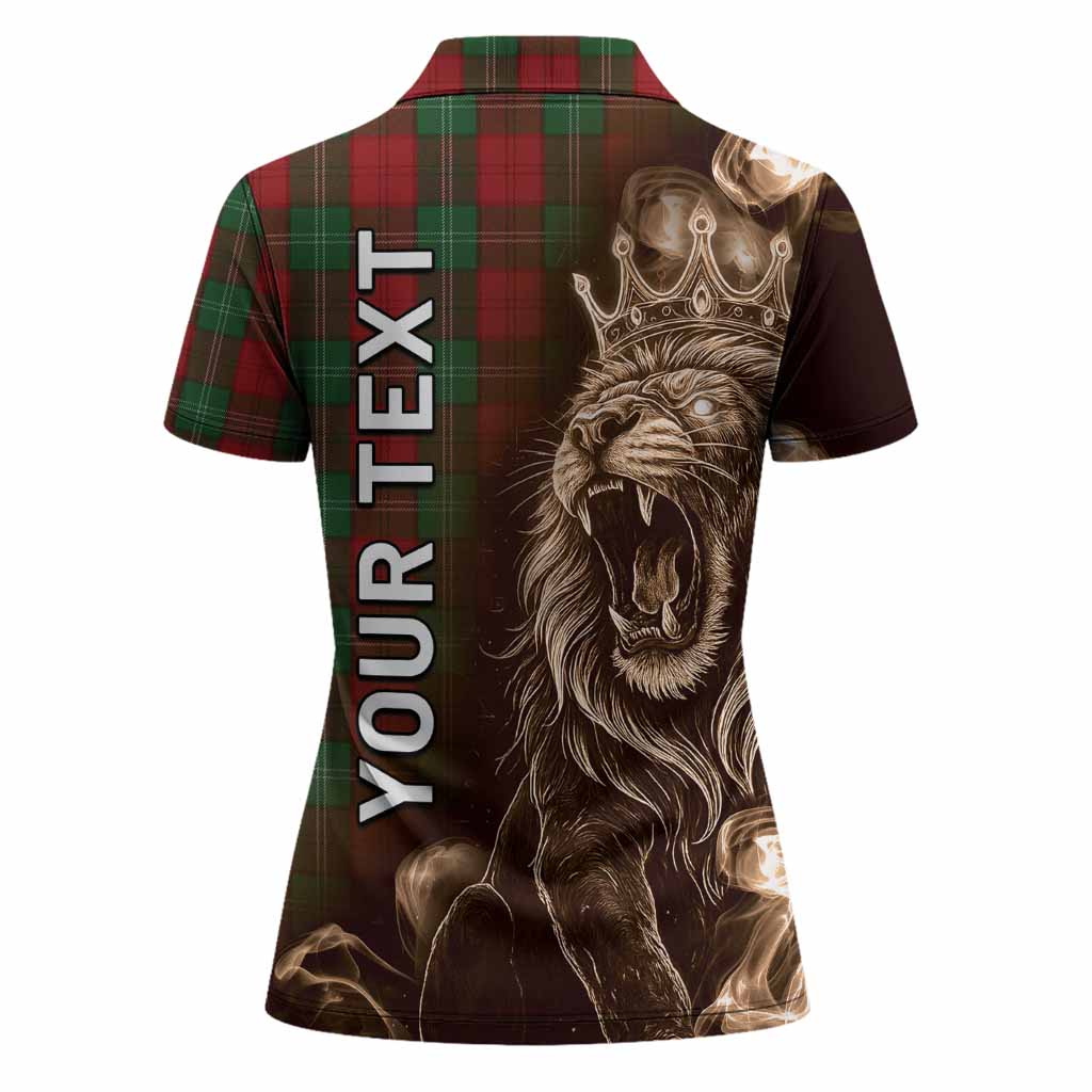 Lennox Tartan Women Polo Shirt Roaring Lion Heritage