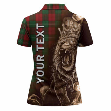 Lennox Tartan Women Polo Shirt Roaring Lion Heritage