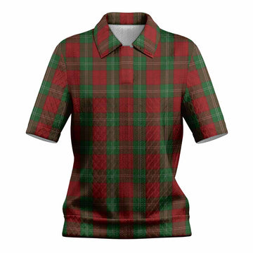 Lennox Tartan Women’s Polo Sweater Top
