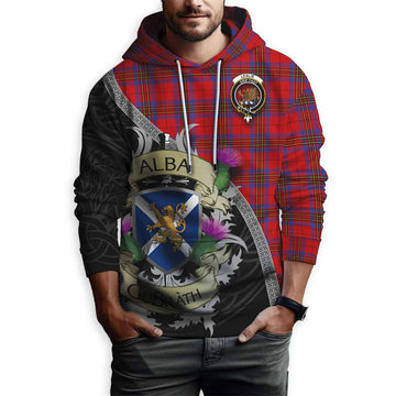 Tartan Vibes Clothing Leslie Tartan Family Crest Hoodie Lion Rampant Royal Thistle Shield Celtic Inspired