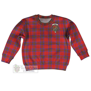 Tartan Vibes Clothing Leslie Tartan Kid Ugly Sweater with Family Crest