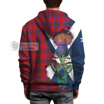 Tartan Vibes Clothing Leslie Tartan Family Crest Hoodie Scottish Thistle Celtic Inspired