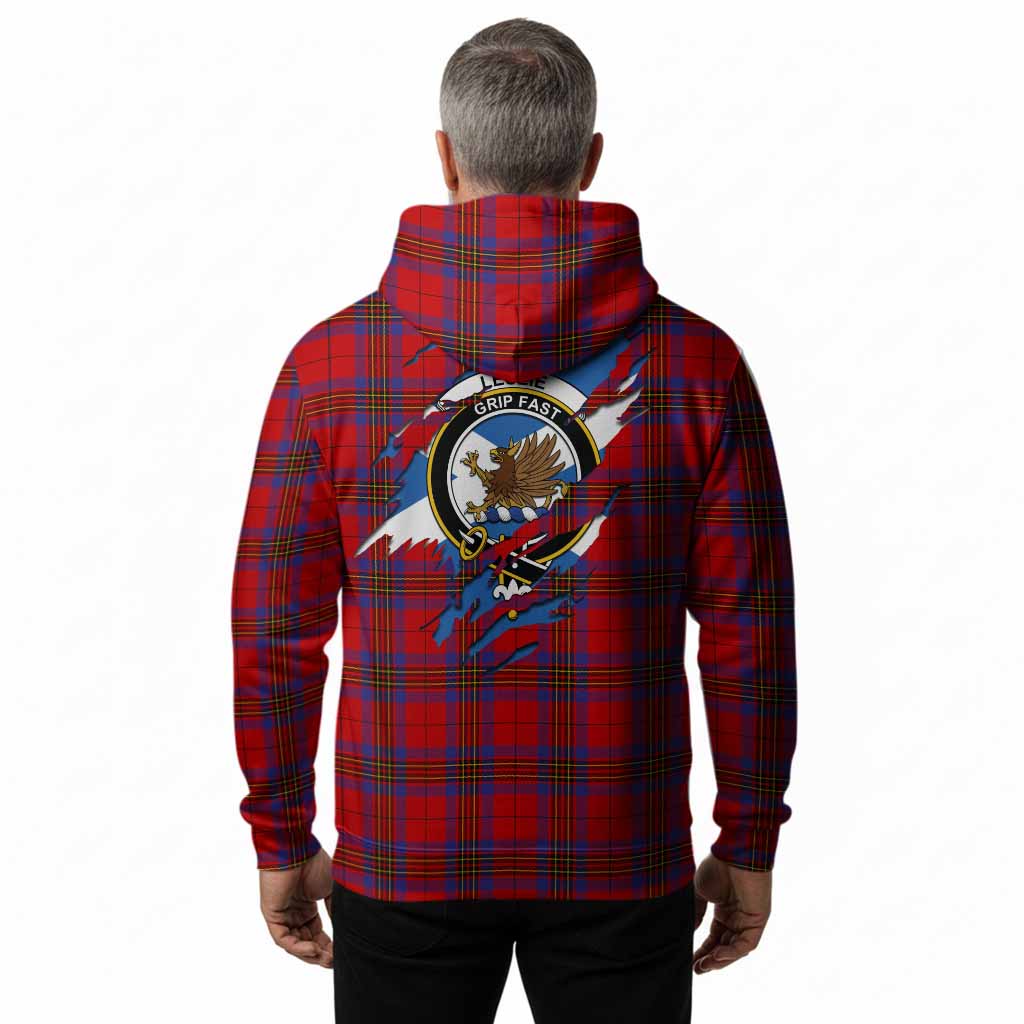 Leslie Clan Crest In Me Tartan Hoodie Scotland Flag Style