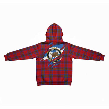 Leslie Clan Crest In Me Tartan Kid Hoodie Scotland Flag Style