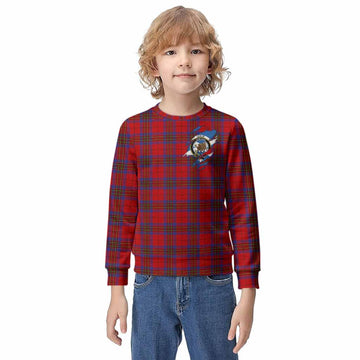 Leslie Clan Crest In Me Tartan Kid Knitted Sweatshirt Scotland Flag Style