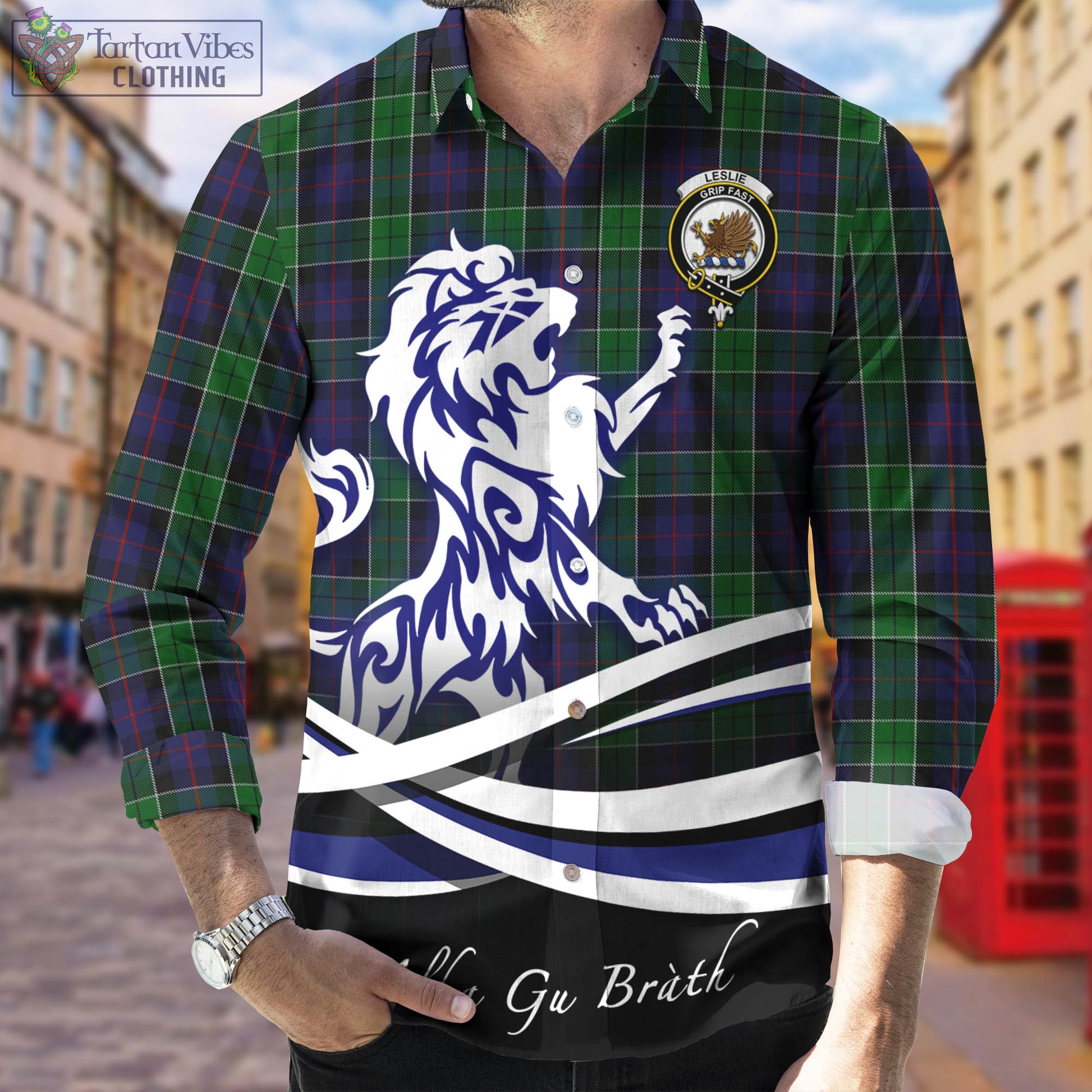 leslie-hunting-tartan-long-sleeve-button-up-shirt-with-alba-gu-brath-regal-lion-emblem
