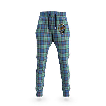 Leslie Hunting Ancient Tartan Joggers Pants with Family Crest