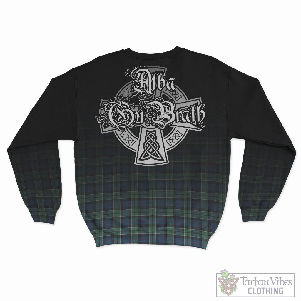 Tartan Vibes Clothing Leslie Hunting Ancient Tartan Sweatshirt Featuring Alba Gu Brath Family Crest Celtic Inspired