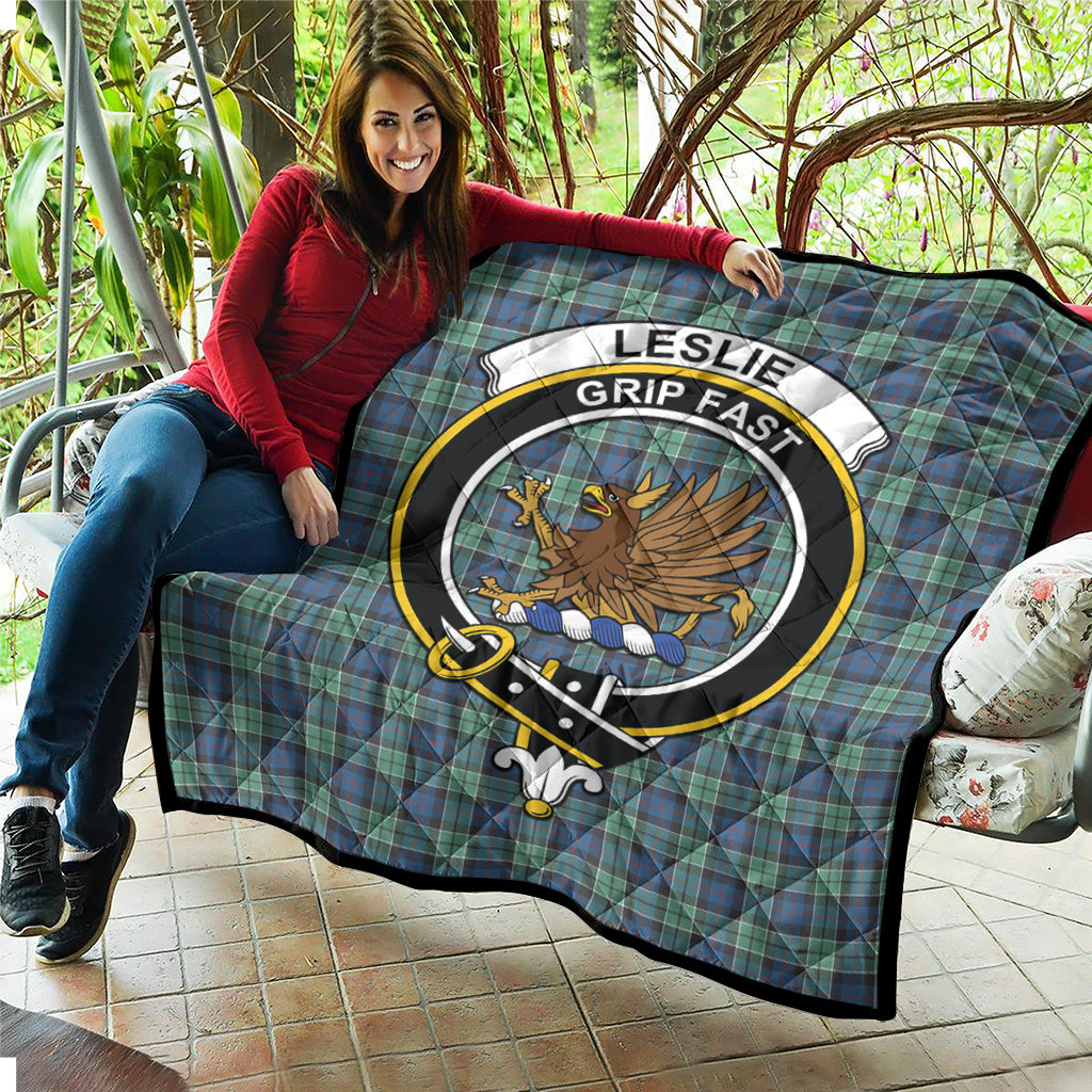 leslie-hunting-ancient-tartan-quilt-with-family-crest