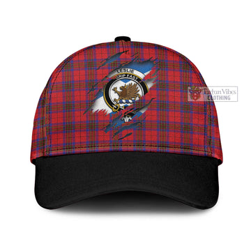 Leslie Modern Tartan Classic Cap with Family Crest In Me Style