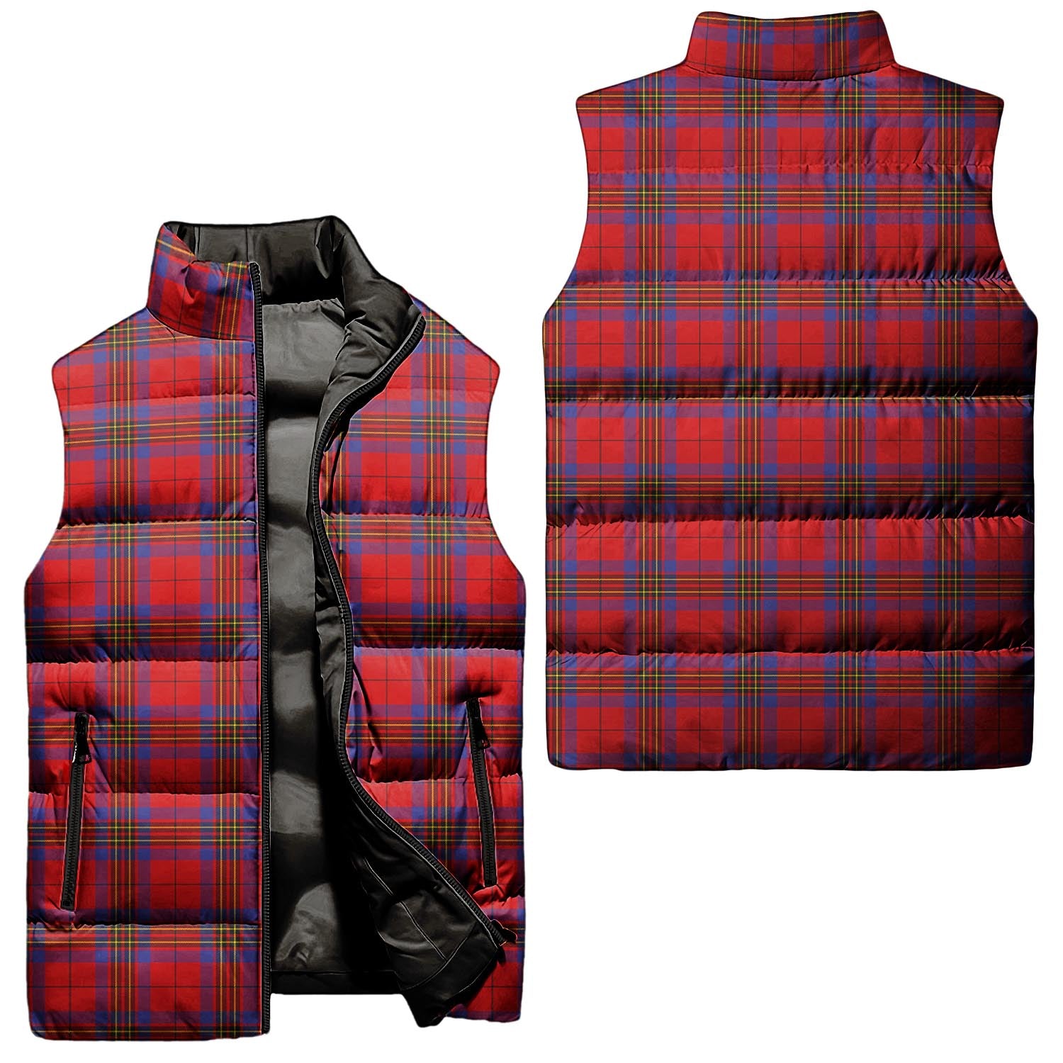 Leslie Modern Tartan Sleeveless Puffer Jacket Unisex - Tartanvibesclothing