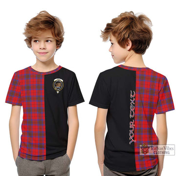 Leslie Tartan Kid T-Shirt with Family Crest and Half Of Me Style Youth XL Size14 - Tartanvibesclothing Shop