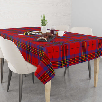 Leslie Modern Tatan Tablecloth with Family Crest