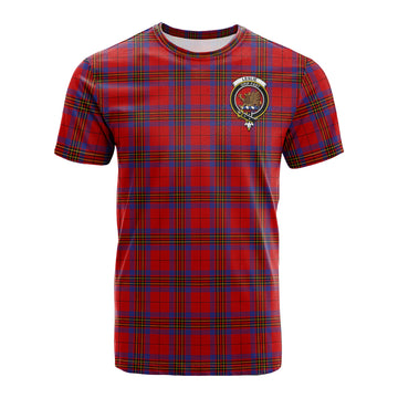 Leslie Tartan T-Shirt with Family Crest
