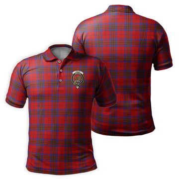 Leslie Tartan Men's Polo Shirt with Family Crest