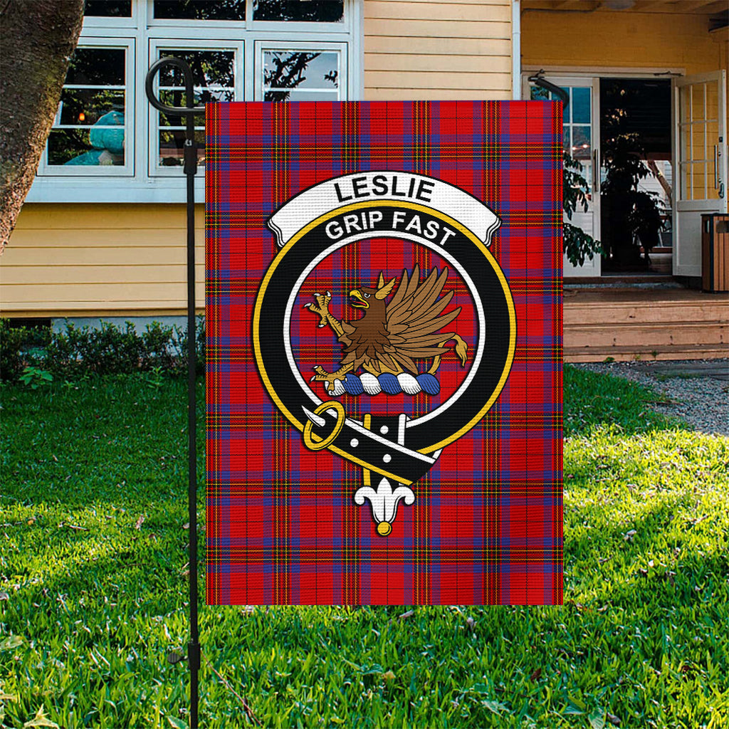 Leslie Tartan Flag with Family Crest - Tartan Vibes Clothing