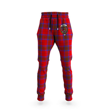 Leslie Modern Tartan Joggers Pants with Family Crest