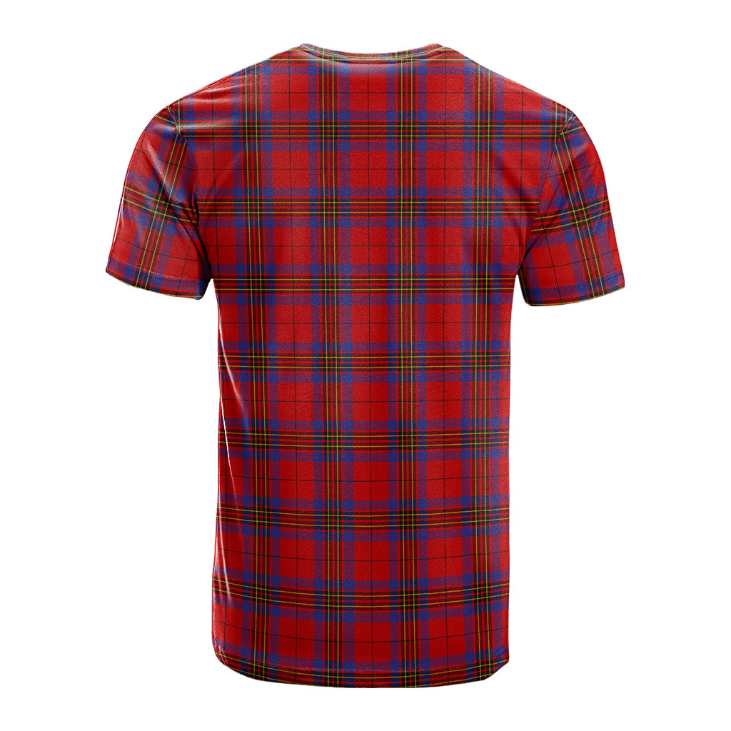 Leslie Tartan T-Shirt with Family Crest - Tartan Vibes Clothing