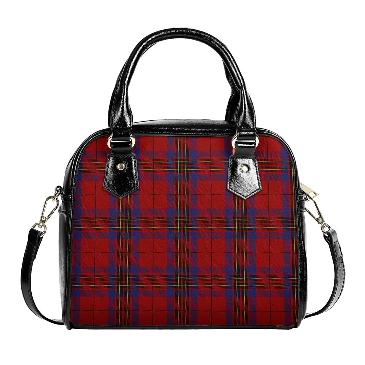 Leslie Red Tartan Shoulder Handbags One Size 6*25*22 cm - Tartanvibesclothing
