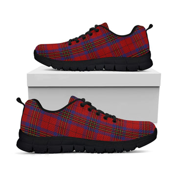 Leslie Red Tartan Sneakers