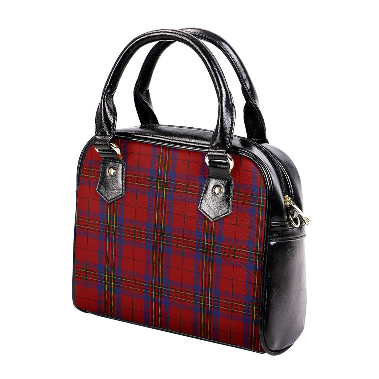 Leslie Red Tartan Shoulder Handbags - Tartanvibesclothing