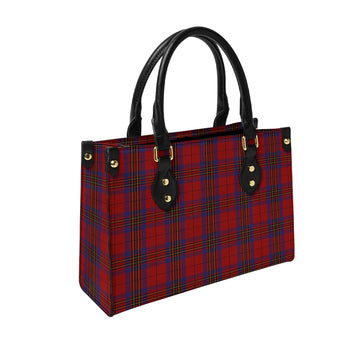 Leslie Red Tartan Leather Bag