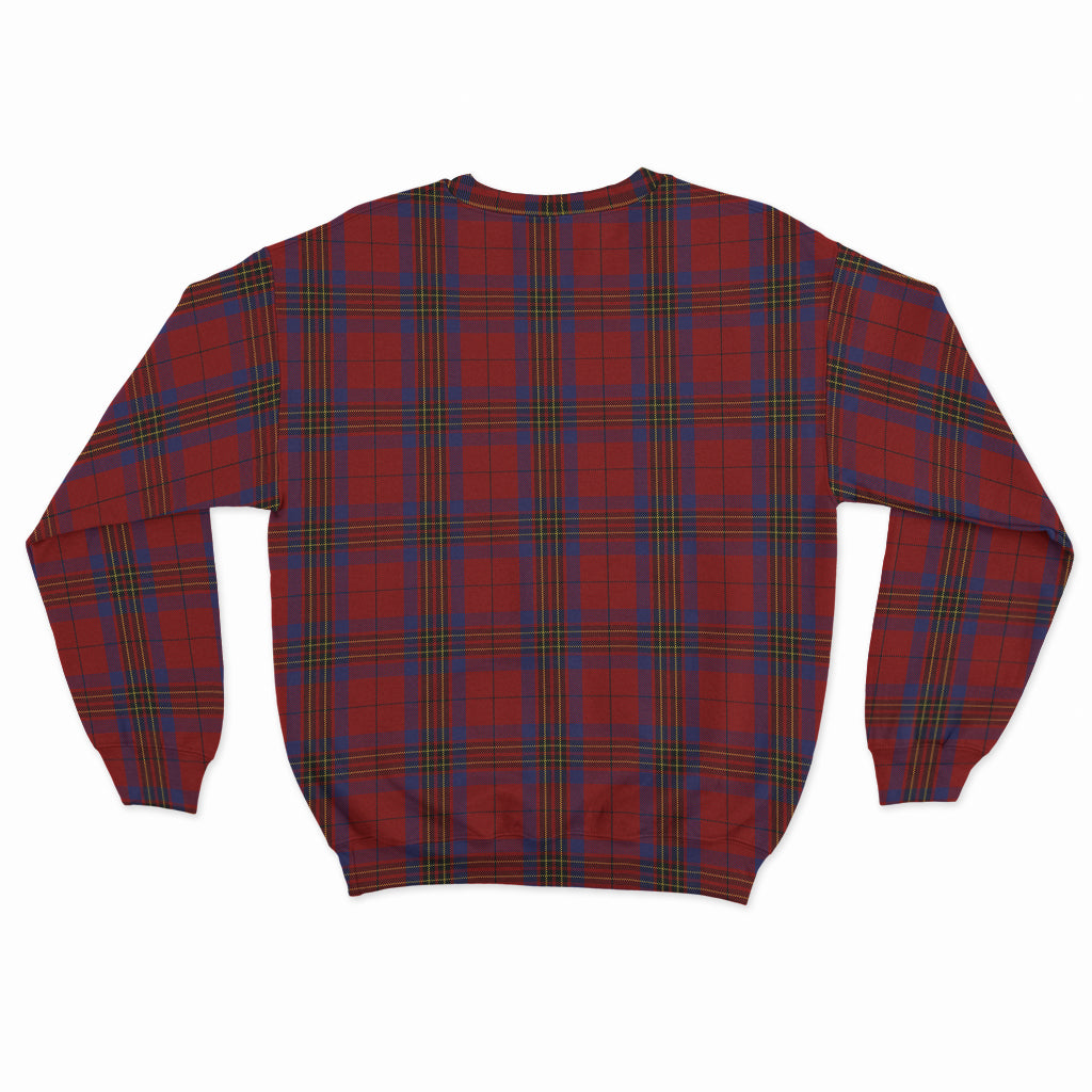 leslie-red-tartan-sweatshirt