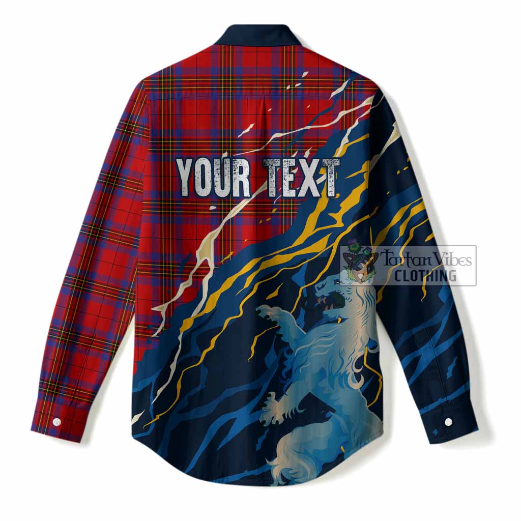 Leslie Scotland Tartan Women Casual Shirt WC2026 Football - We'll Be Coming
