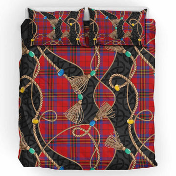 Leslie Scottish Tartan Twisted Ropes Stylized Bedding Set