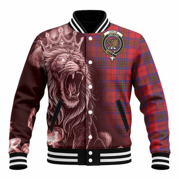 Leslie Tartan Baseball Jacket Roaring Lion Heritage