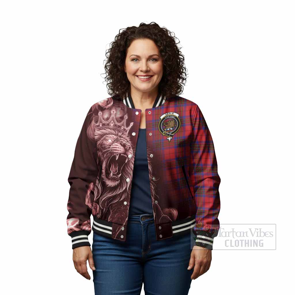 Leslie Tartan Baseball Jacket Roaring Lion Heritage