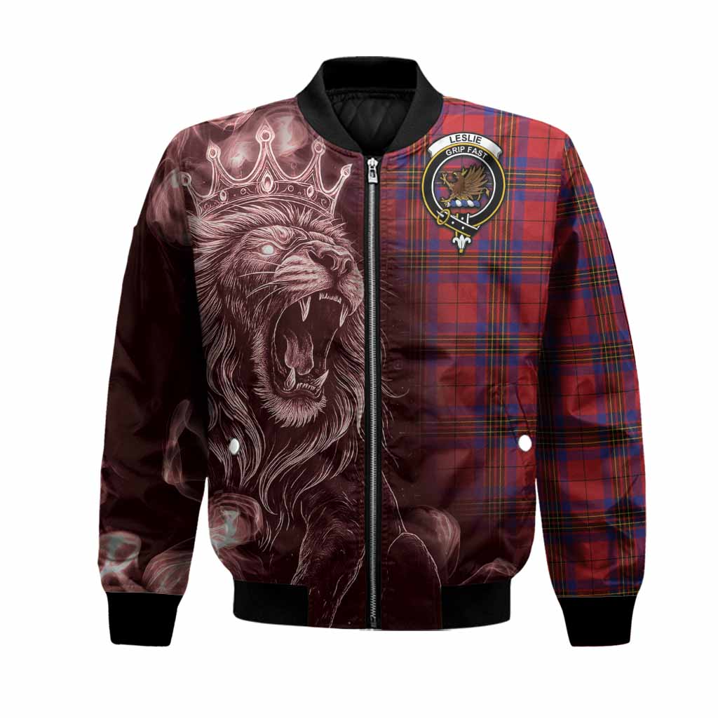 Leslie Tartan Bomber Jacket Roaring Lion Heritage
