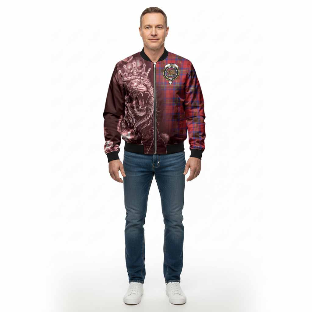 Leslie Tartan Bomber Jacket Roaring Lion Heritage