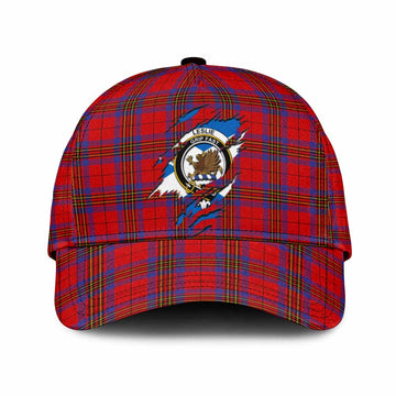 Leslie Tartan Classic Cap with Family Crest In Me Style
